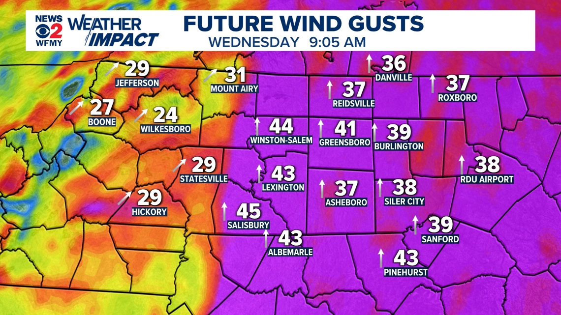Severe Storms to Move Toward Carolinas | wfmynews2.com