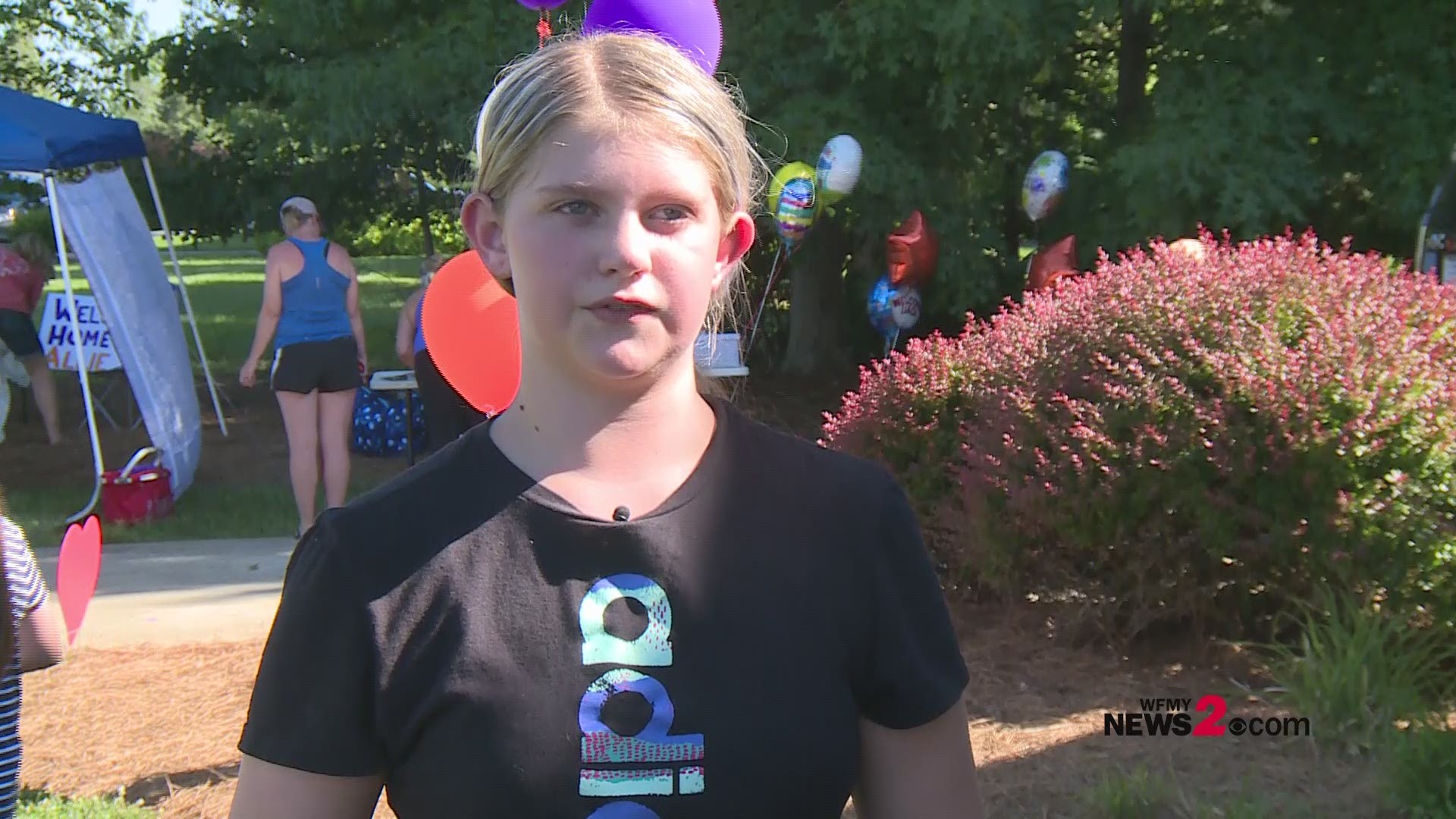It was a spectacular homecoming for a Triad fifth grader who's been through a lot. Allie Zuppo was diagnosed with leukemia last summer. She had a special celebration as family and friends gathered to surprise her.