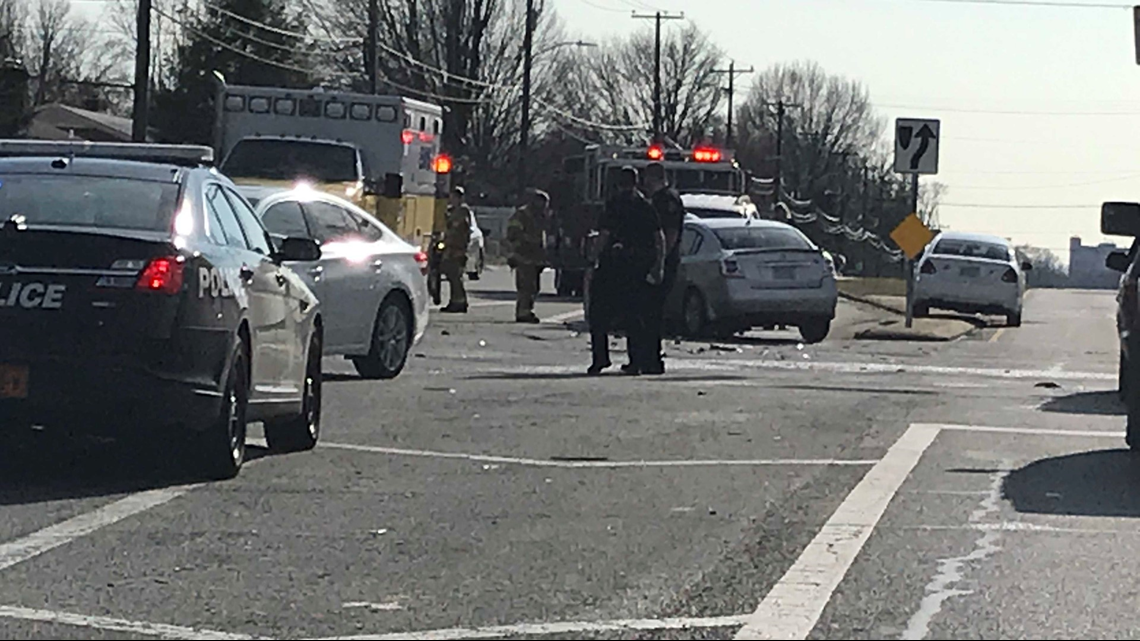 PHOTOS Crash On Summit Ave. At Textile Dr. In Greensboro