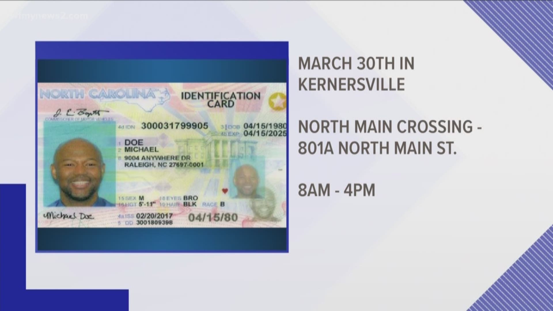 The NCDMV announced 2 express days for people to get a REAL ID in the Triad.
