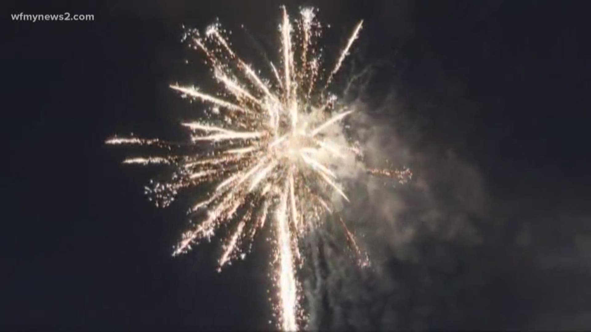 Fun Fourth Festivities kicked off Wednesday night in Greensboro with the block party and fireworks at First National Bank Field.