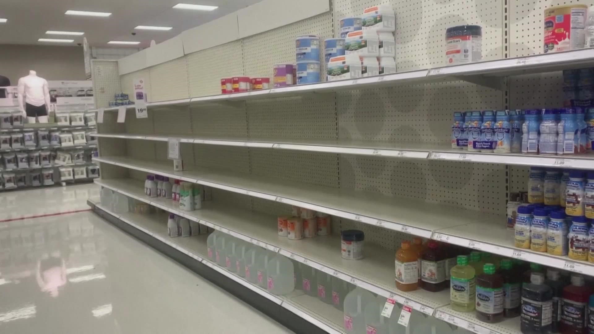 Parents said it takes them hours to find a store with the baby formula their child needs.
