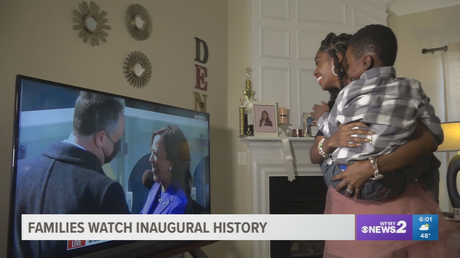 Families across the Triad watched the historic inauguration of Kamala Harris with pride and lessons for kids.