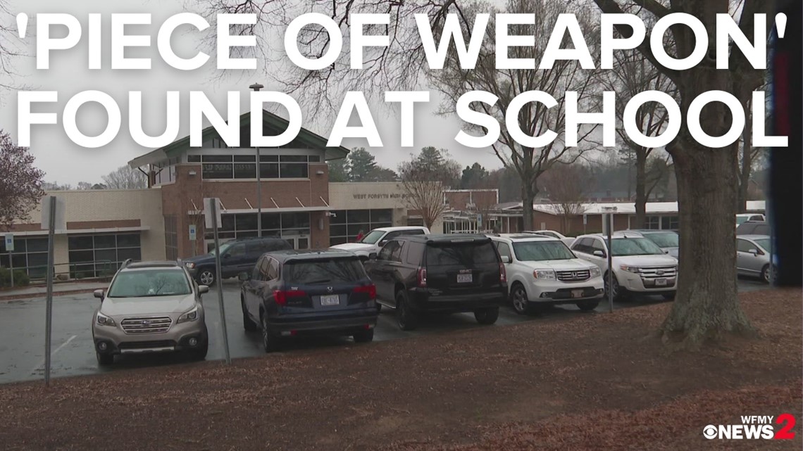 'Piece of weapon' found at West Forsyth High School, officials say