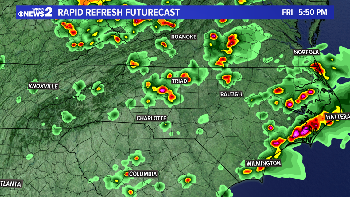 Severe Threat Over - Storms Moving Out | wfmynews2.com