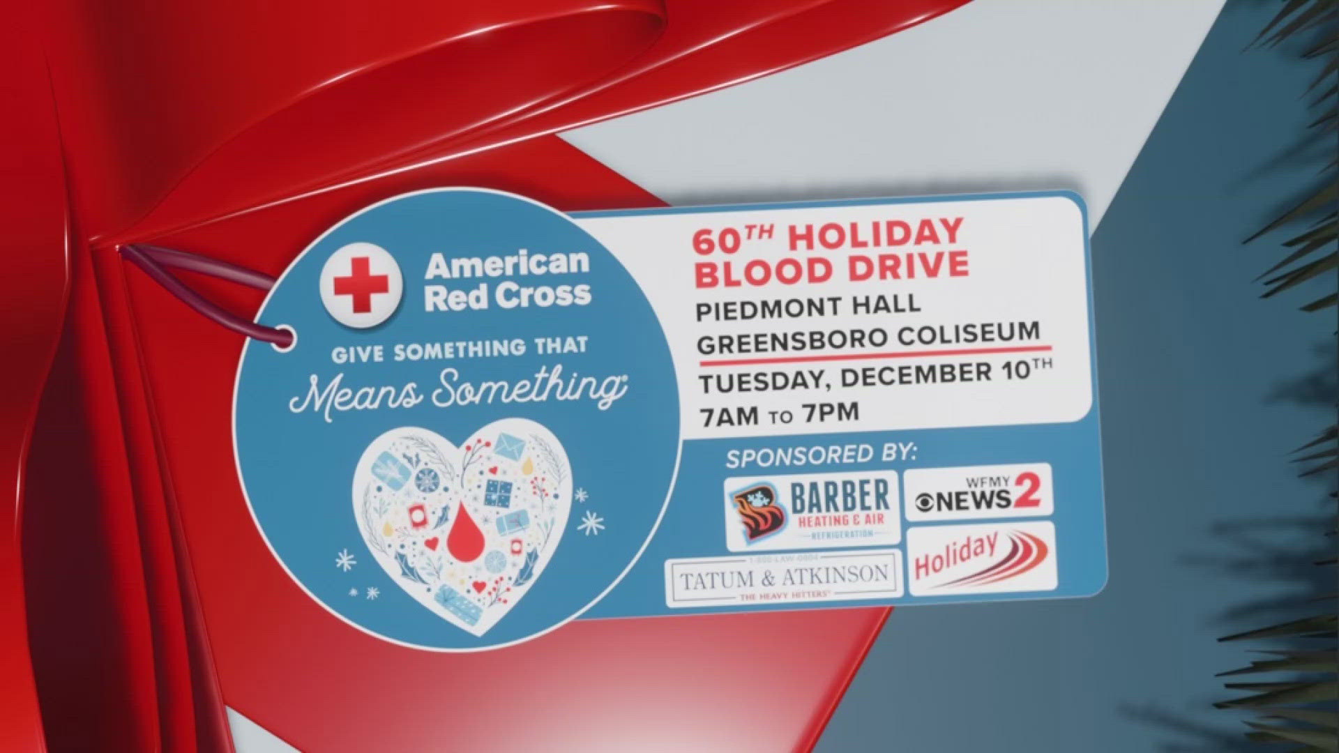 WFMY News 2 is hosting a blood drive and wants you to be prepared.