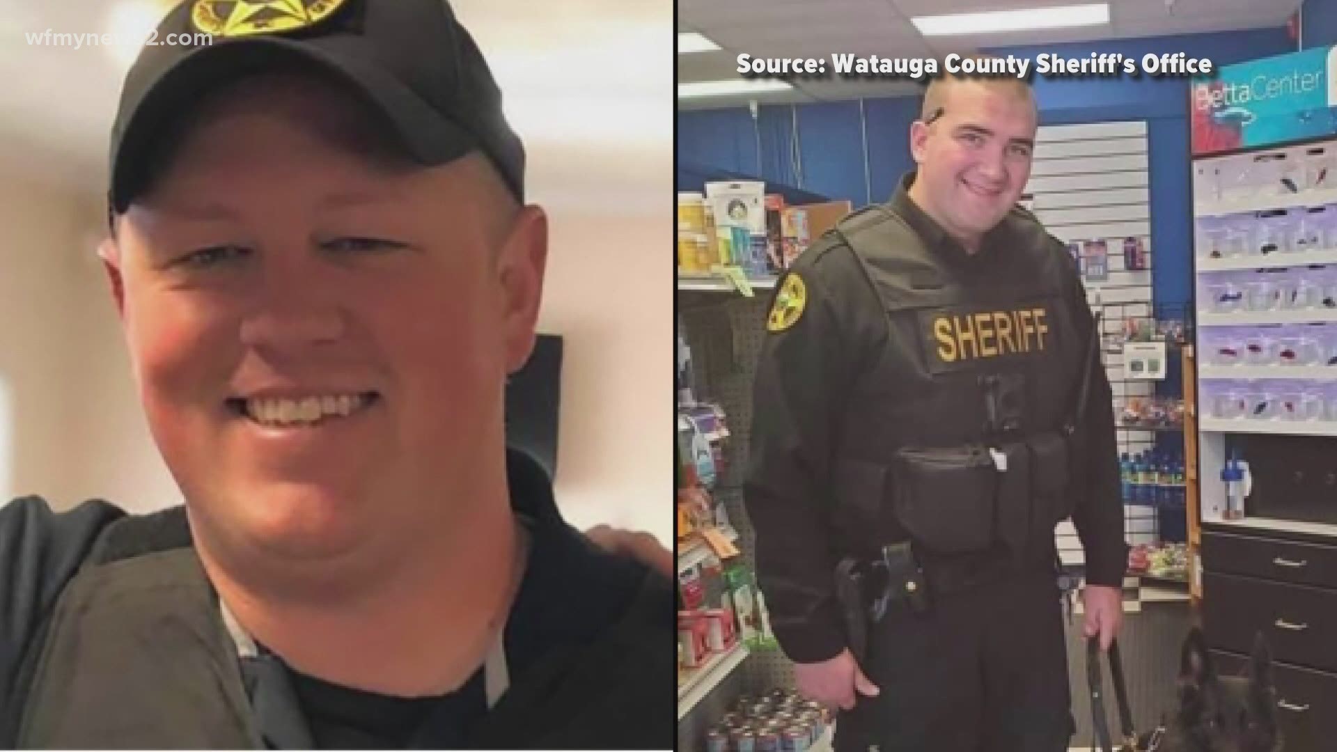 Investigators said a man shot and killed Sgt. Chris Ward and K-9 Deputy Logan Fox after they responded to a welfare check Wednesday morning at a home in Boone.