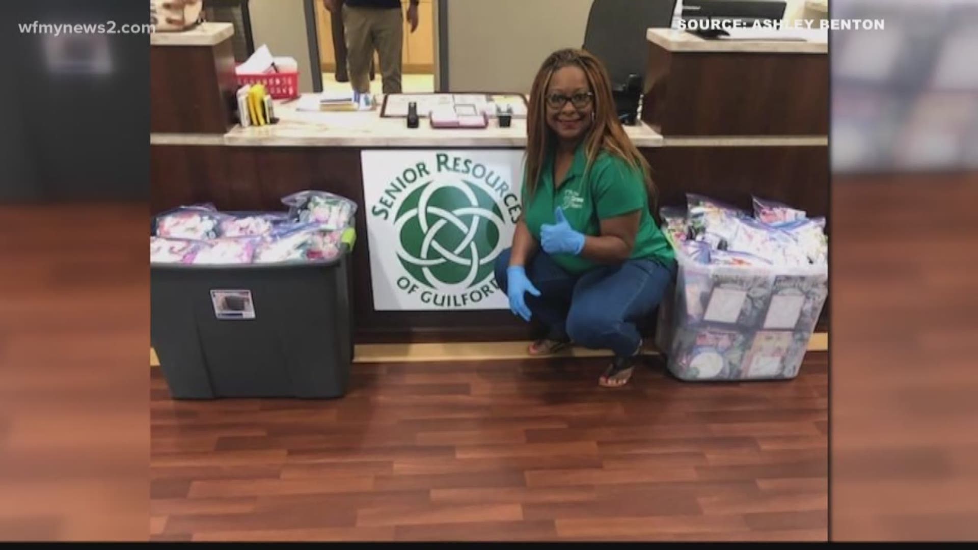 Greensboro group Green Team Helping Hands builds 100 care packages for senior citizens during the coronavirus pandemic and stay-at-home order.