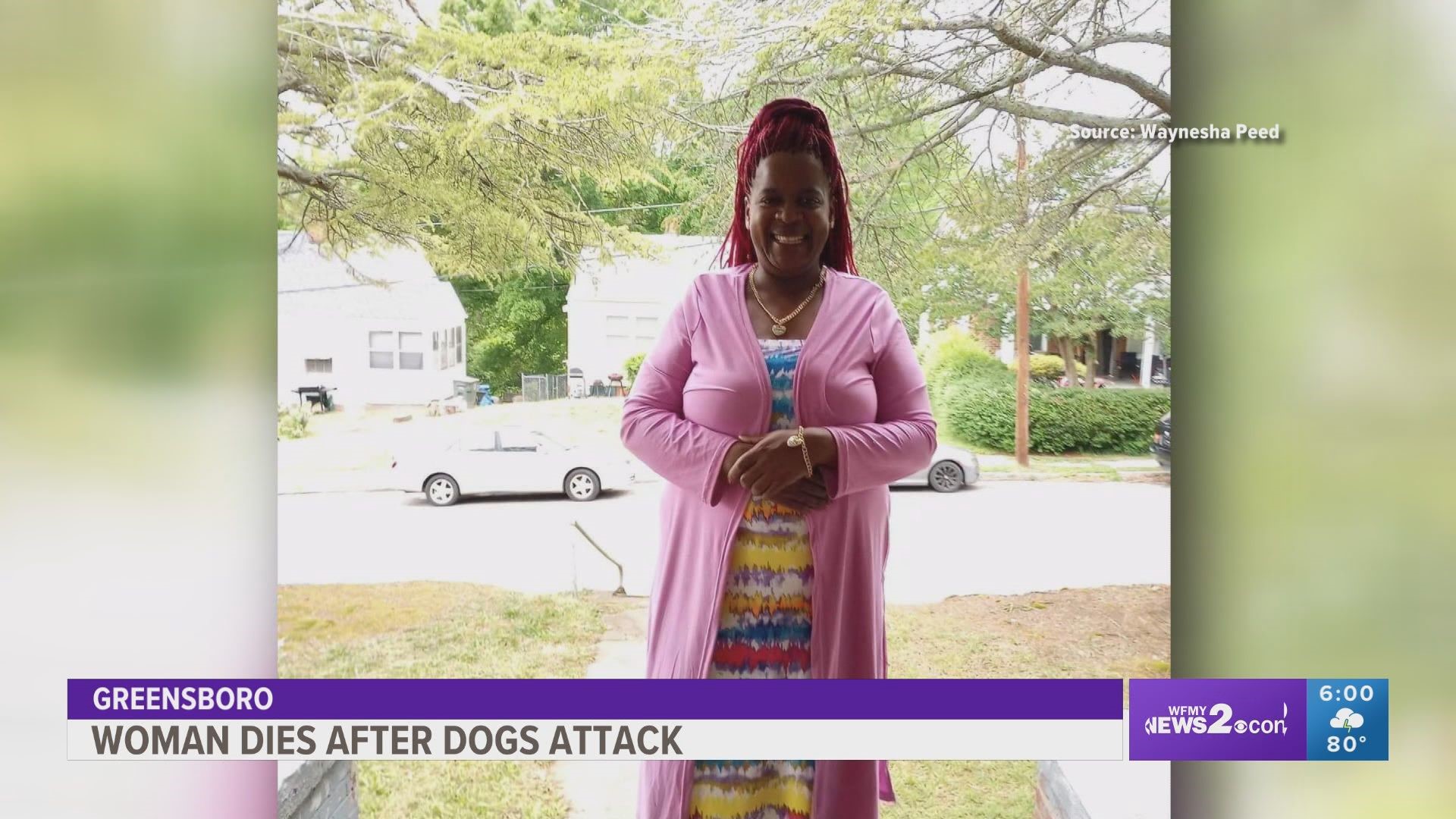 Police said two dogs attacked a woman who was dog-sitting them for a family member.