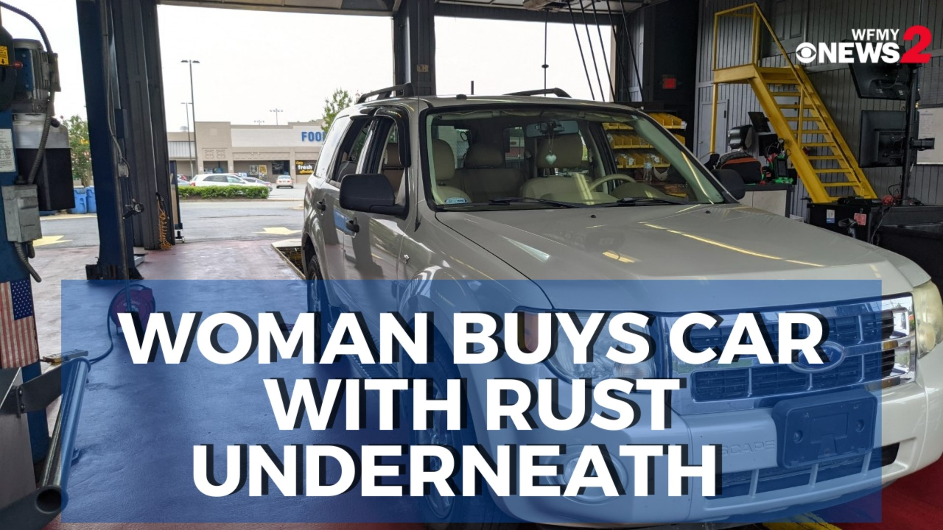 Mechanics told Michelle Craft repairs could cost $5,000 to fix the rust under her car.