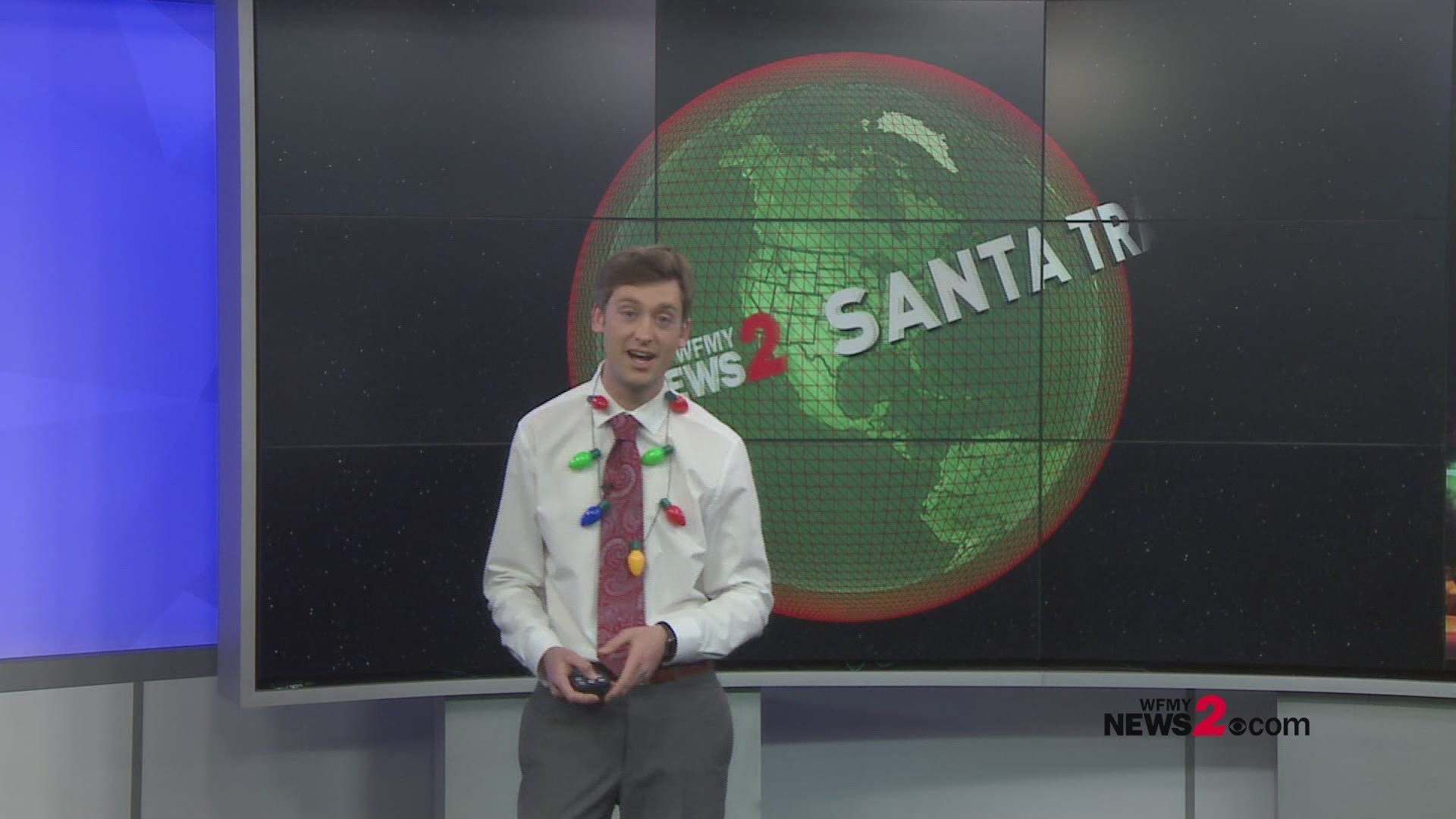 Christian Morgan is tracking Santa as he makes his Christmas Eve trip across the globe!