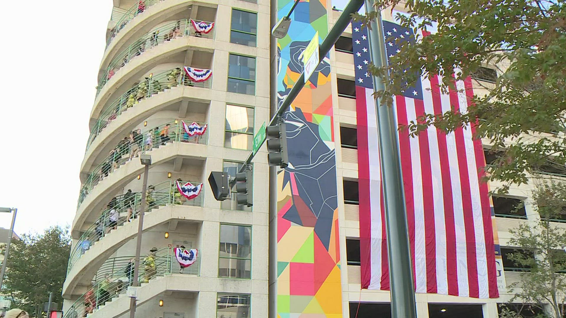 Greensboro Firefighters Climb 73 Flights of Stairs To Honor 9/11