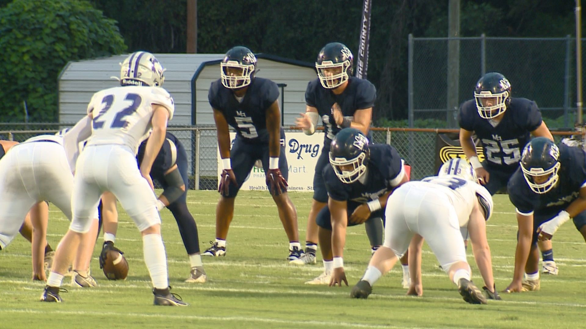 Friday Football Fever matchup between Ashe County vs. Mount Airy on September 1, 2023
