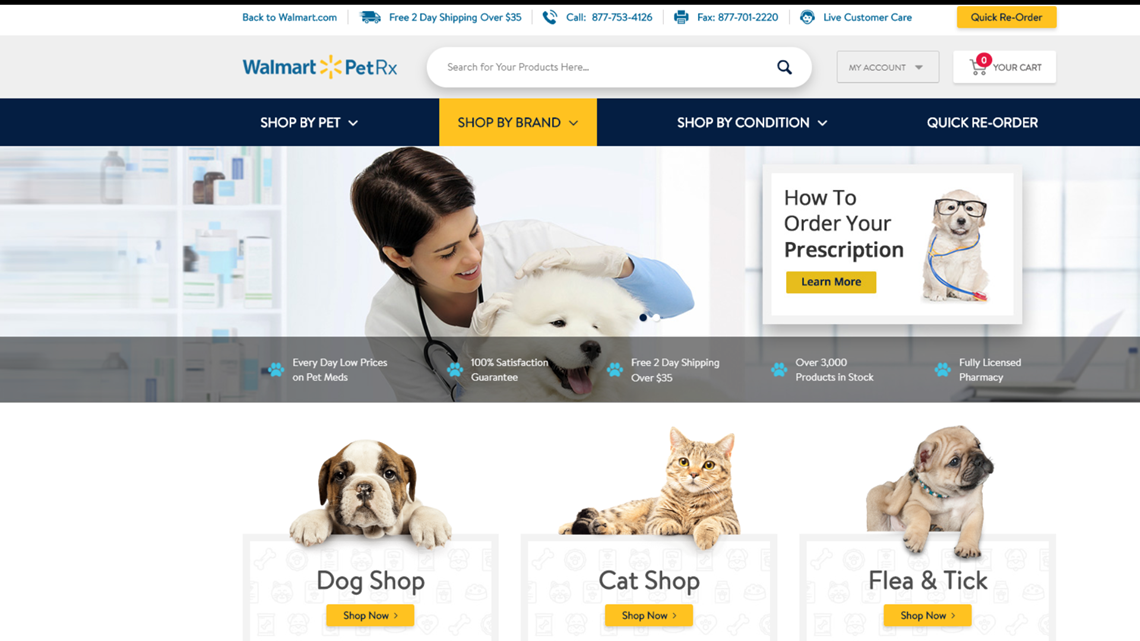 walmart pet prescriptions