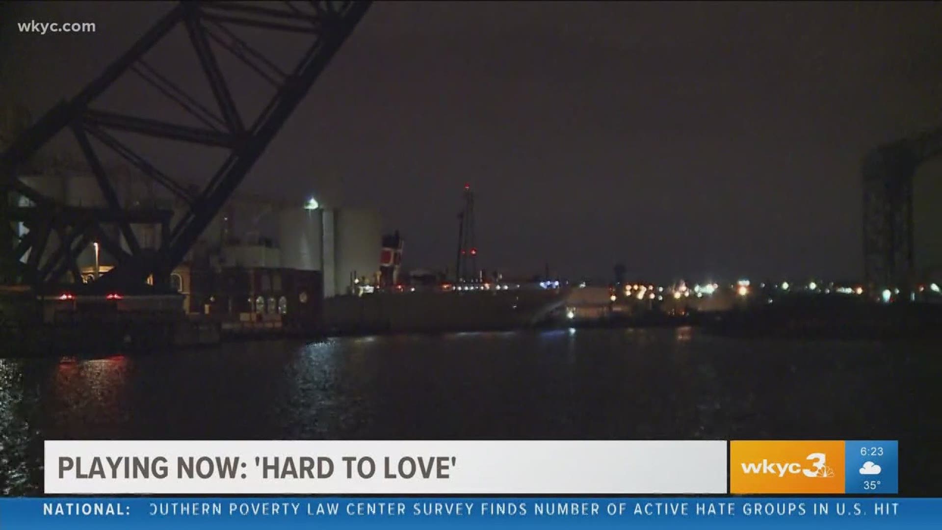 On Feb. 21, a WKYC camera captured a strange flying object over Cleveland.