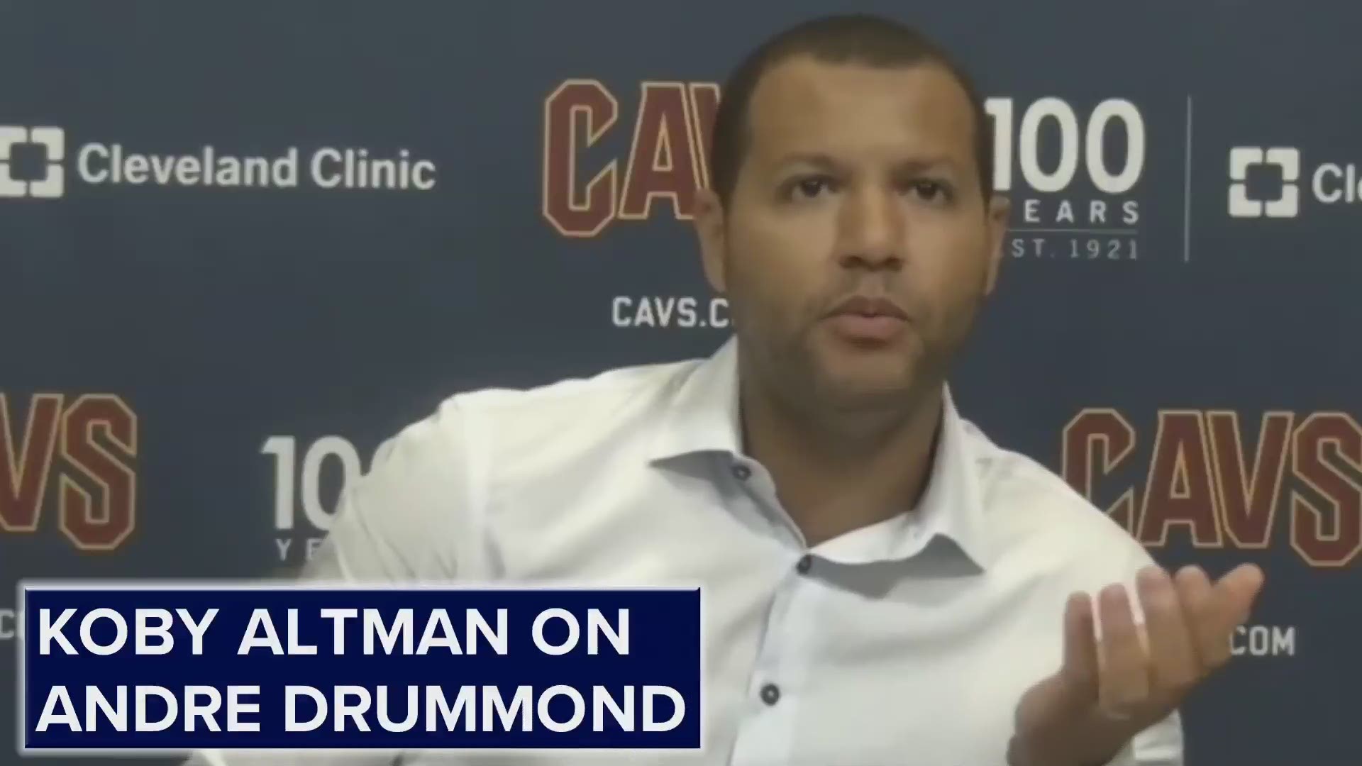 Cavs General Manager Kobe Altman discusses what happened with Andre Drummond.