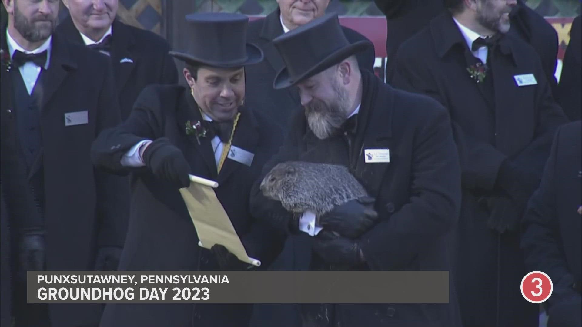 It's official. Punxsutawney Phil is calling for six more weeks of winter.