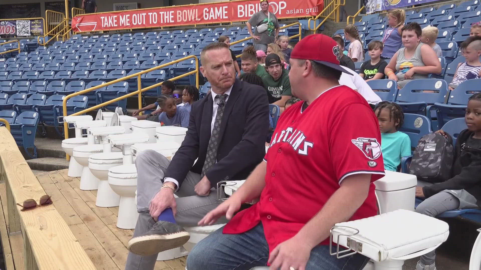 The Lake County Captains have a unique new seating option. 3News' Mike Polk Jr. headed to Eastlake to flush out the details.