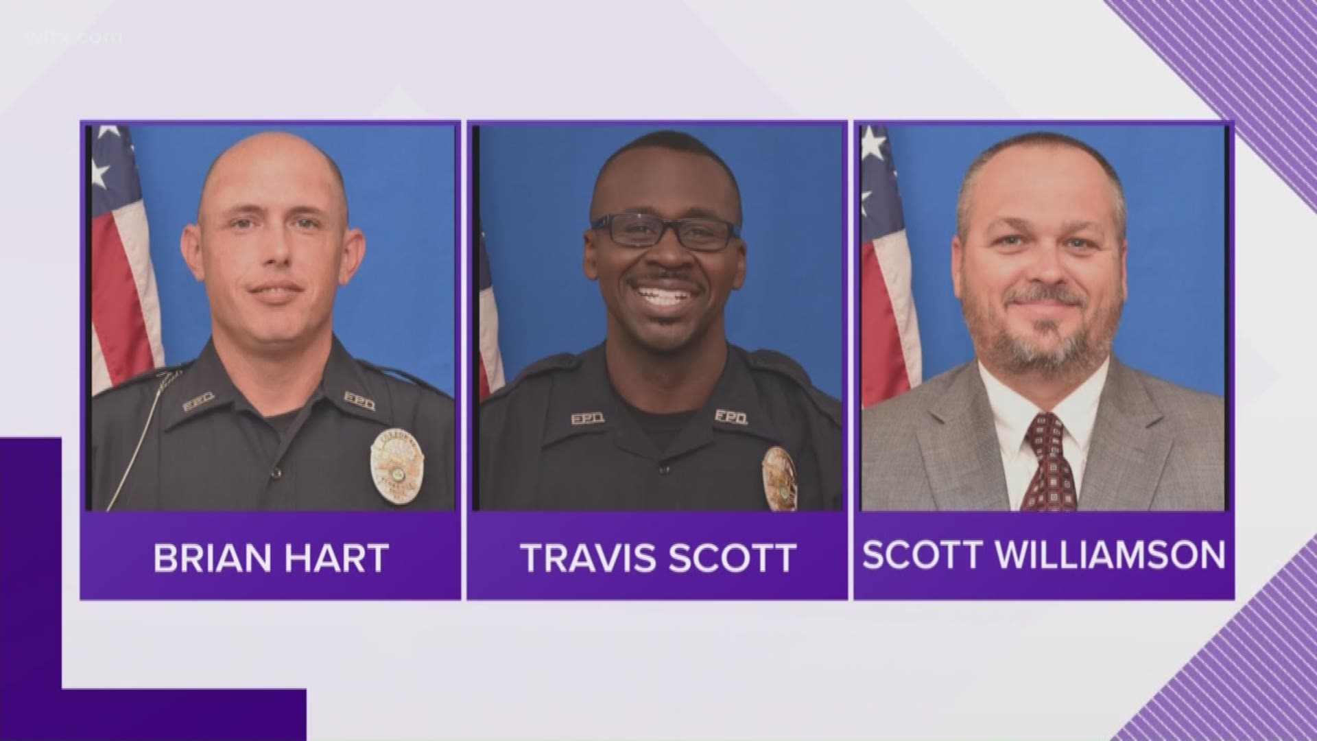 Names and photos of the injured Florence police officers and names of the Florence Sheriff deputies that were injured 