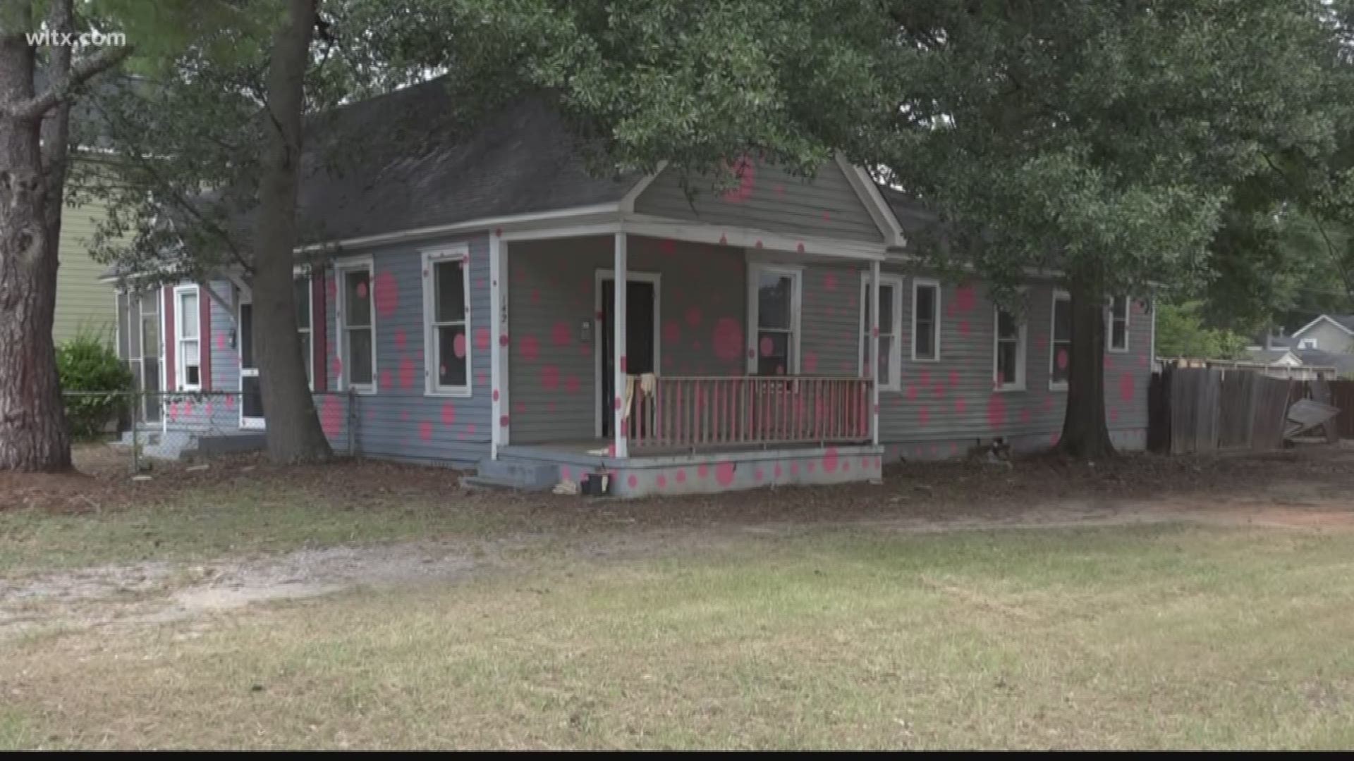 At the gateway to the Shandon neighborhood....off Rosewood Drive between South Harden and South Kilbourne...sits what neighbors consider an "eyesore".
	It's an old duplex -- that's sat vacant for over a year...and the new owner wants to tear it down.