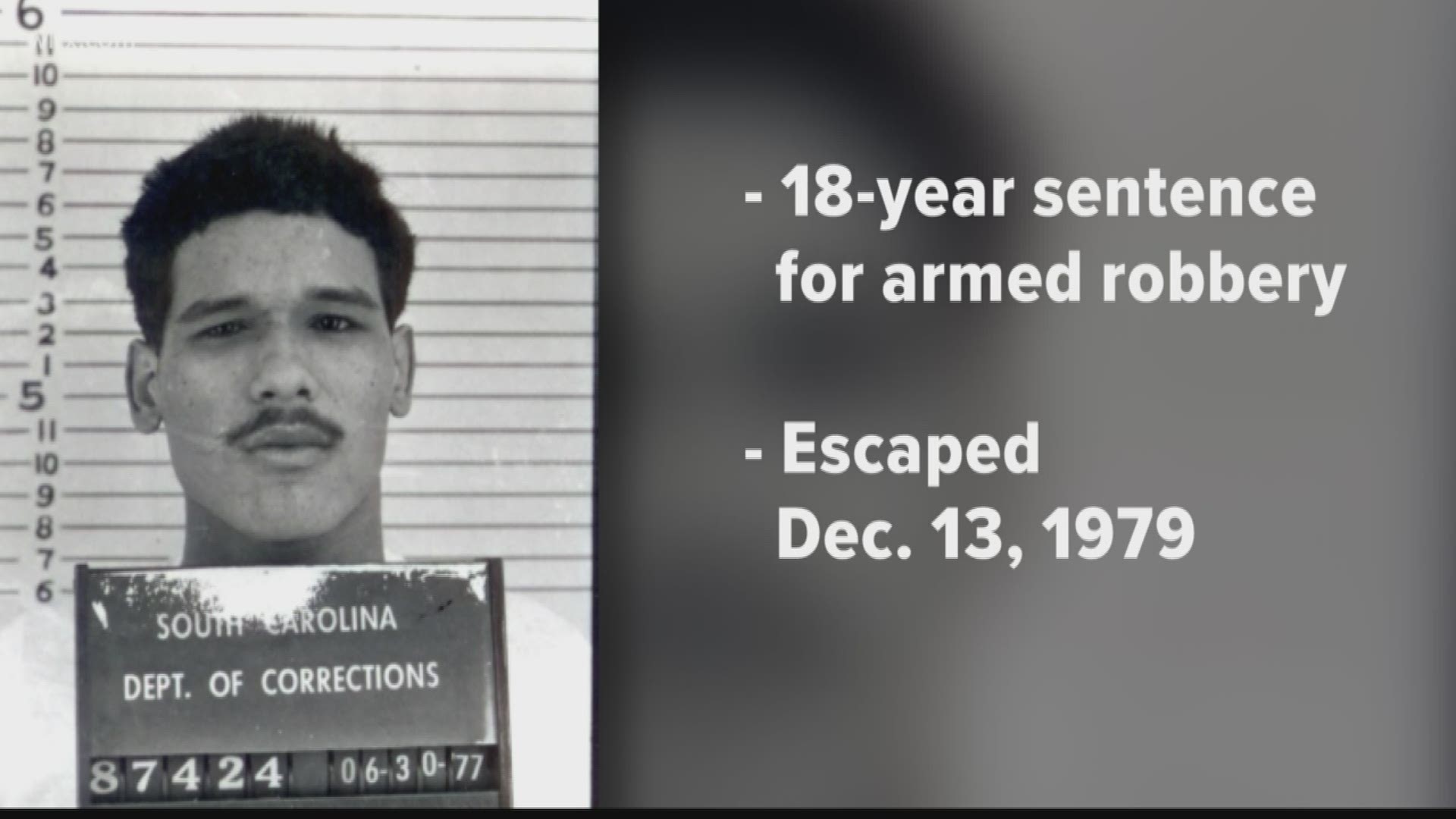 Romero was serving an 18-year sentence for armed robbery from Aiken County when he escaped on Dec. 13, 1979.