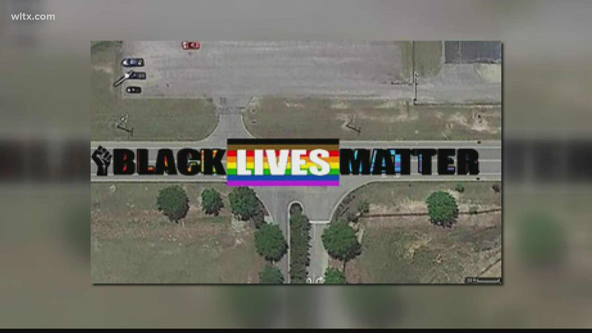 Organizers are hoping to paint "Black Lives Matter" on a street in the Rosewood area.