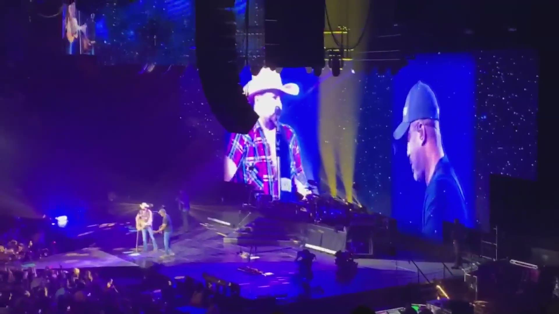 Darius Rucker joined Jason Aldean on his tour stop in Columbia