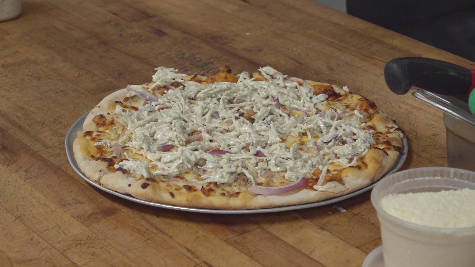 Gusto Pizza Bar and Truman's KC Pizza Tavern in Des Moines have created specialty pizzas named after players in Sunday's game.