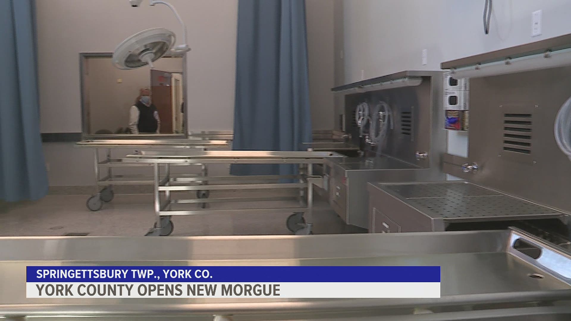 The new county morgue — which is attached to the county prison — will go into use on Monday.