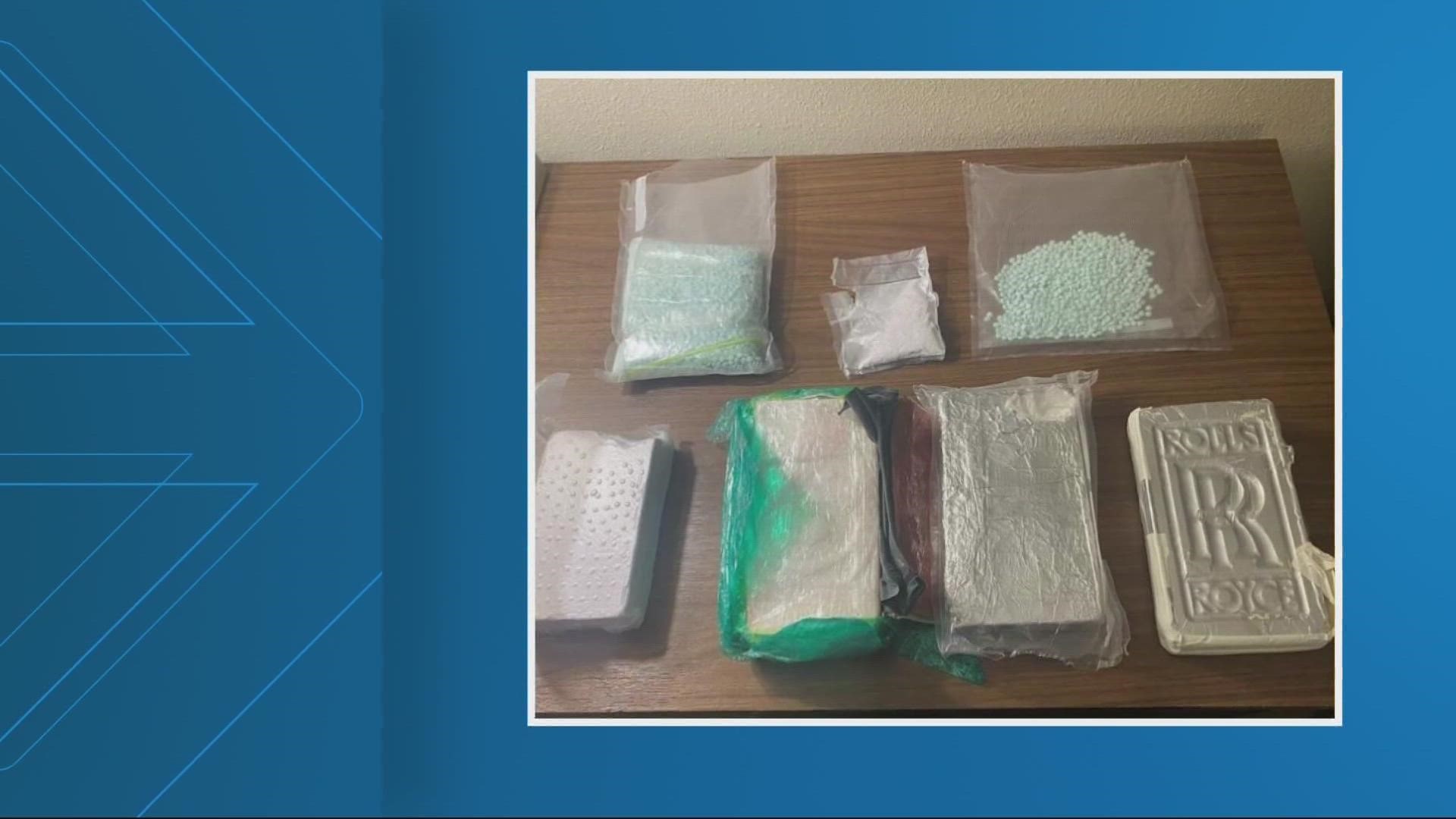 The man also had enough fentanyl pills to kill 2,500 adults, JSO said.
