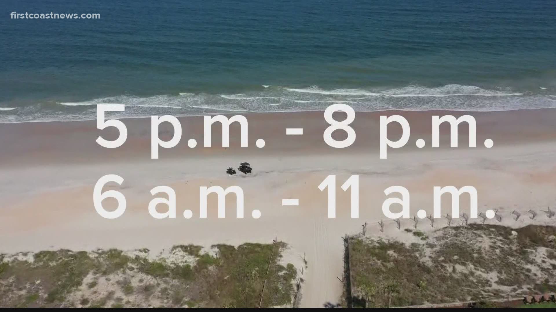 There are restrictions and limitations, including hours the beaches and parks will be open. You also have to follow social distancing, partake in approved activities