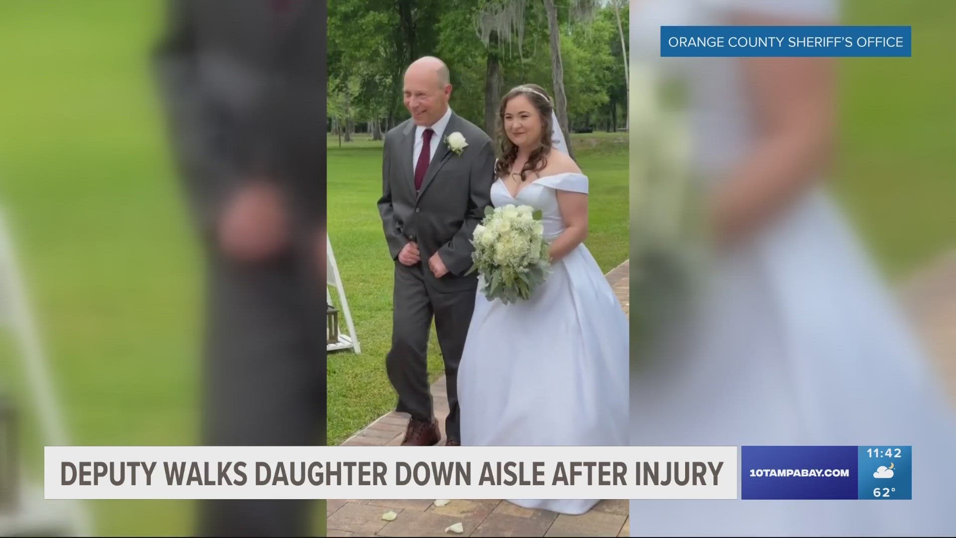 Over the last year, being able to walk his daughter down the aisle has been Harold Davis' main focus, the sheriff's office said.