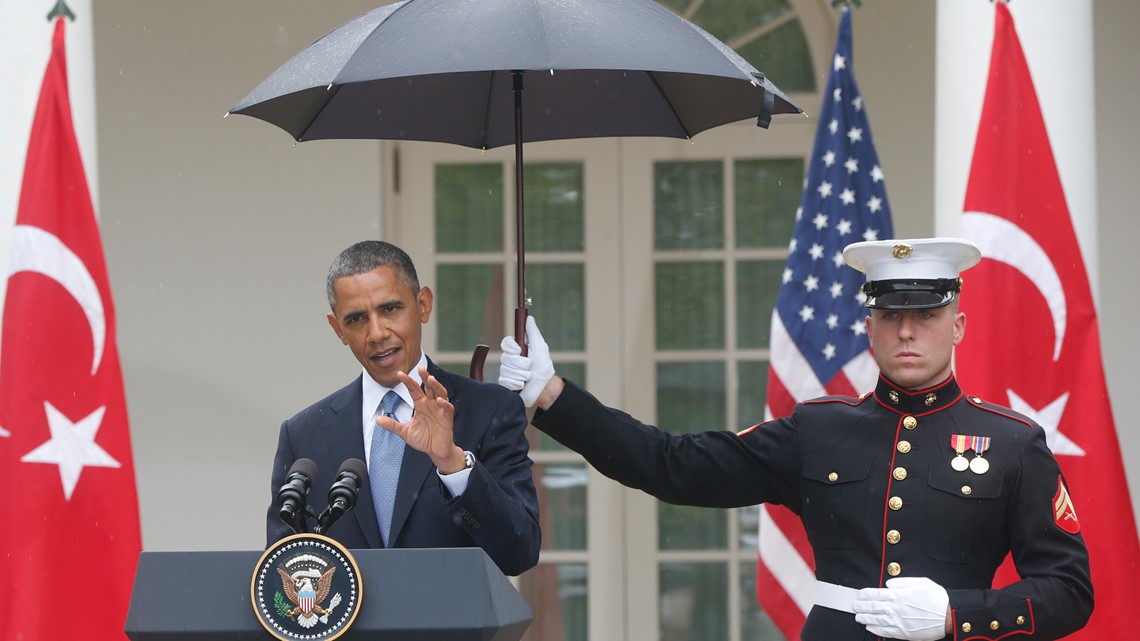 All Marines can now carry umbrellas