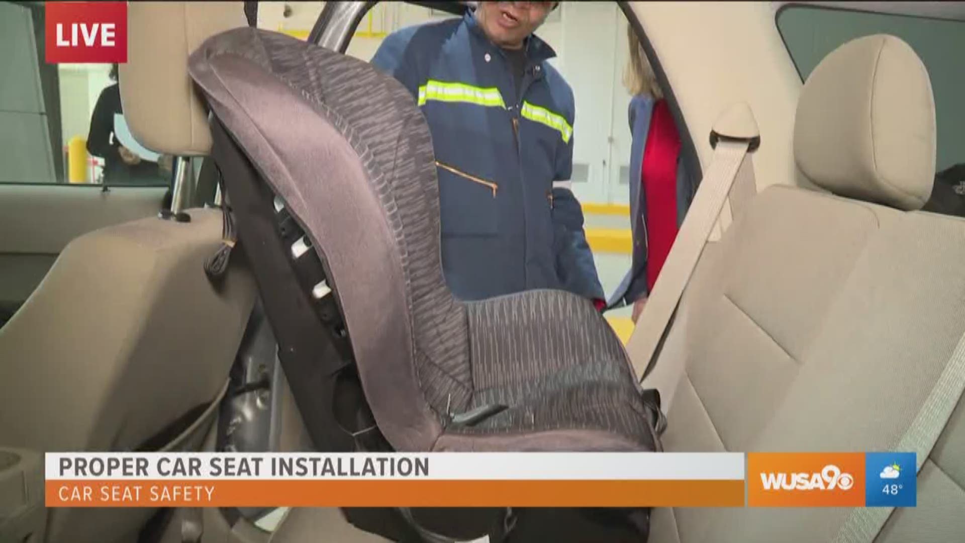 Lead DC DMV motor vehicle Inspector Larry Walker shares his story on how people don't utilize this lifesaving method for kids. Also shows you the proper way to put in a car seat.