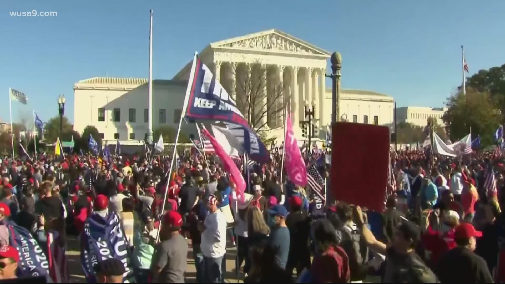 D.C. Police announced 21 arrests in connection to the demonstrations.