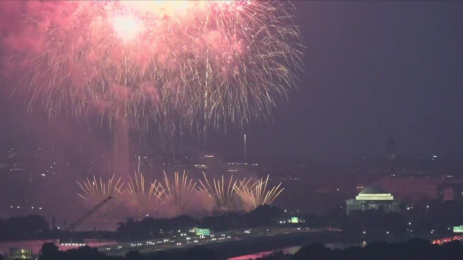 A nearly 20-minute fireworks show ended the celebratory evening. 