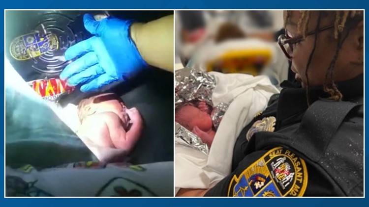 Police officers help woman deliver healthy newborn twin girls