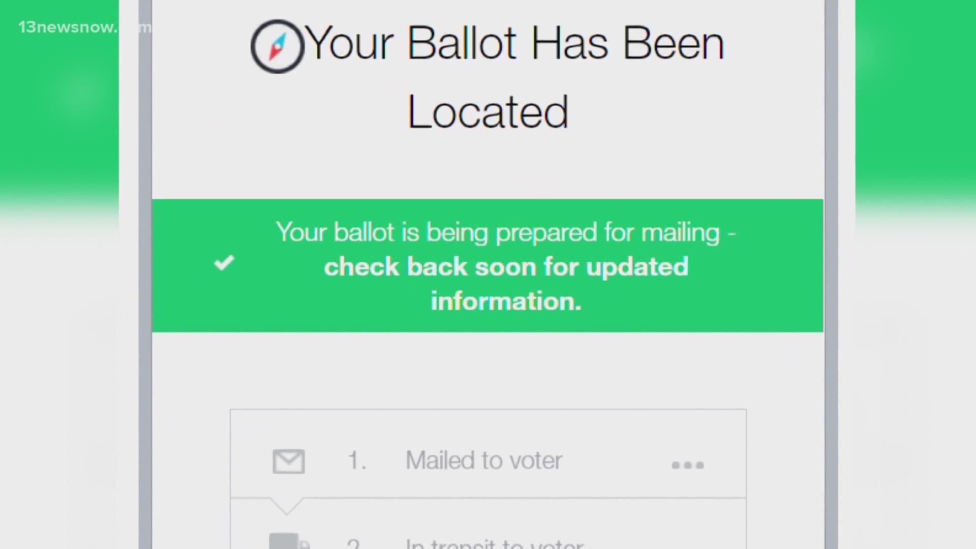 The North Carolina State Board of Elections just launched BallotTrax, an online program for voters to make sure their ballot is mailed, received, and counted.