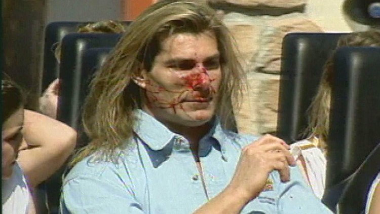 23 years ago, Fabio got goosed at Apollo's Chariot opening at Busch Gardens Williamsburg