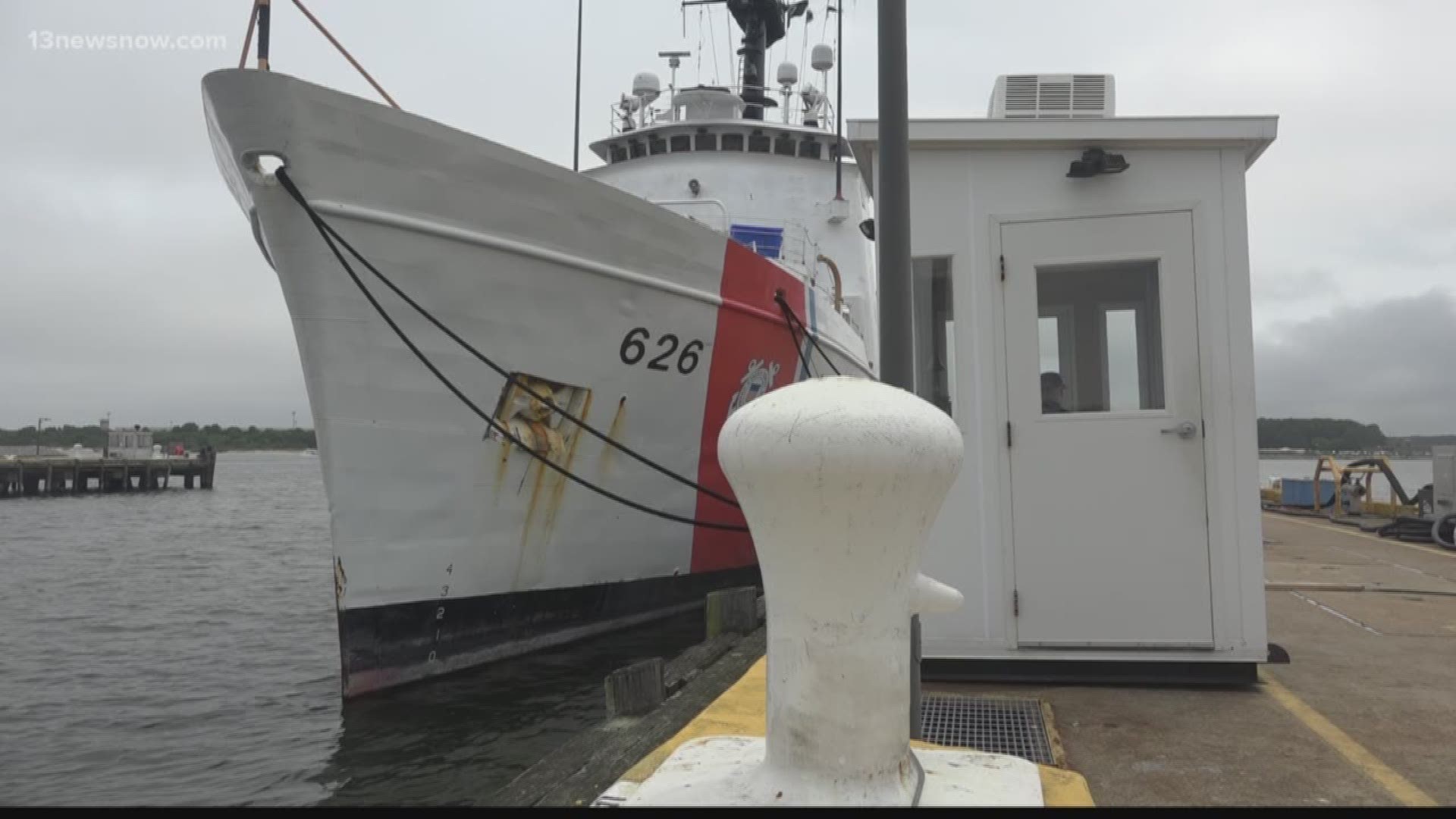 A Coast Guard crew is celebrating its recovery of five-and-a-half-tons of cocaine