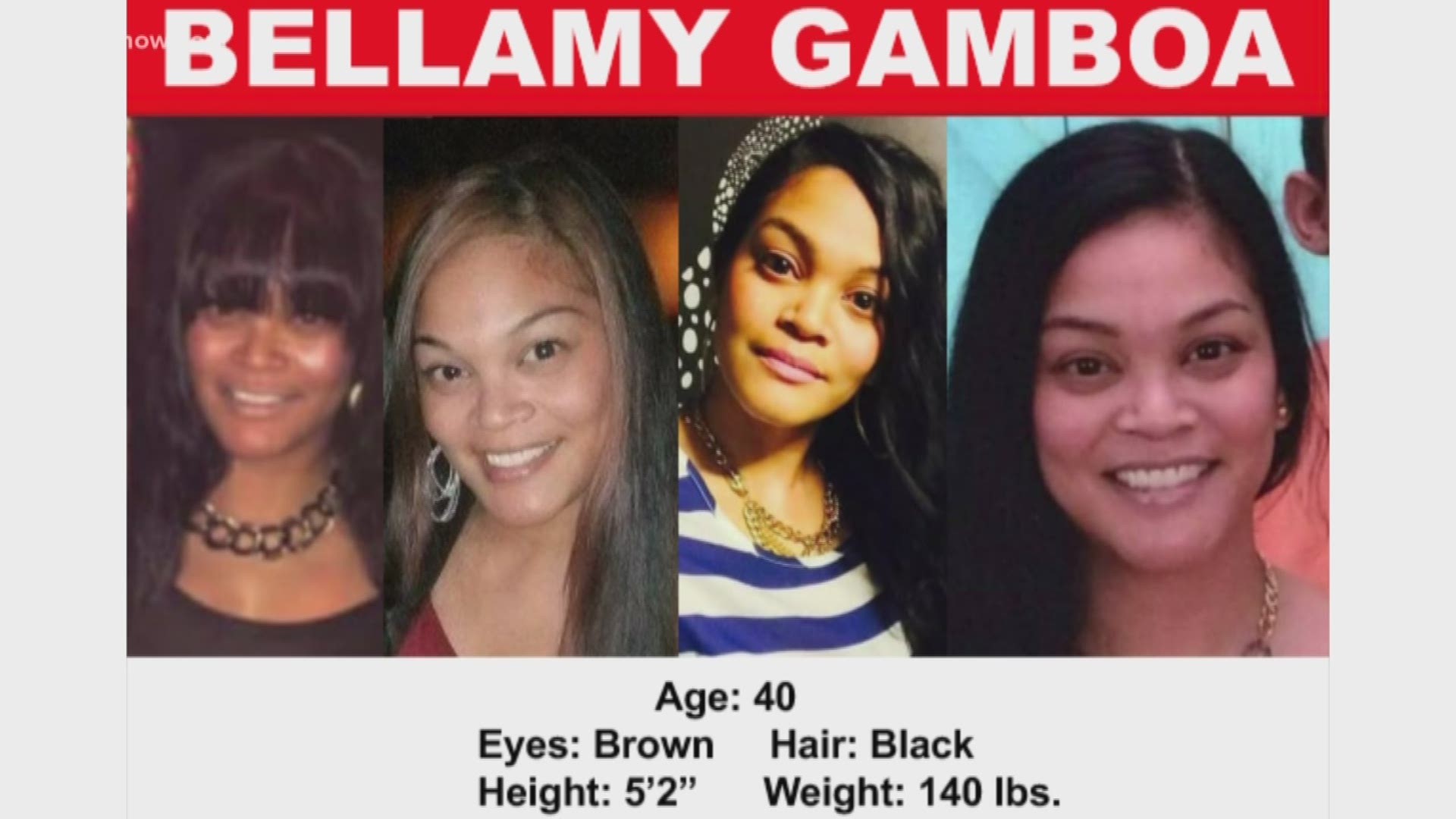 Police say that Bellamy Gamboa's disappearance is considered suspicious because it is unlike her to be away from her infant children and not show up for work.