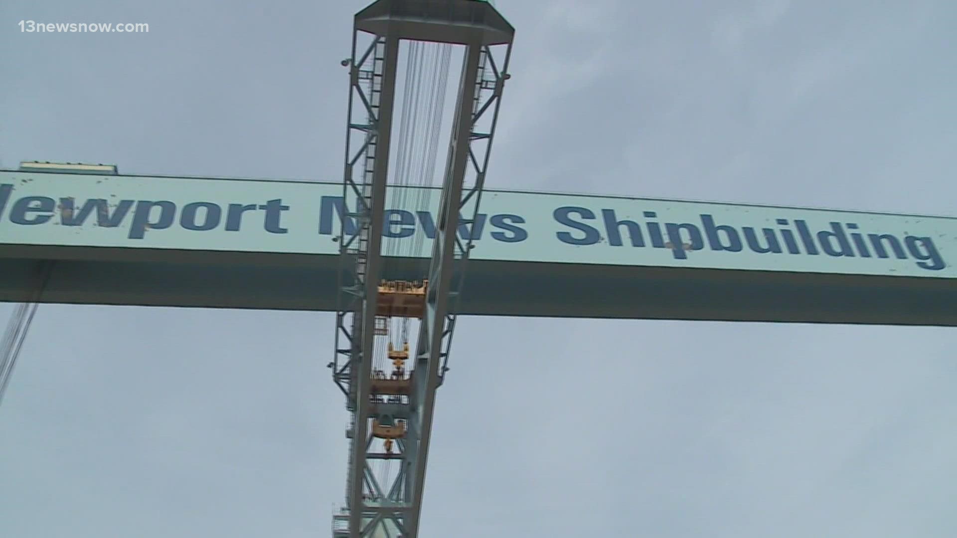 Newport News Shipbuilding's parent company announced the news on its website.
