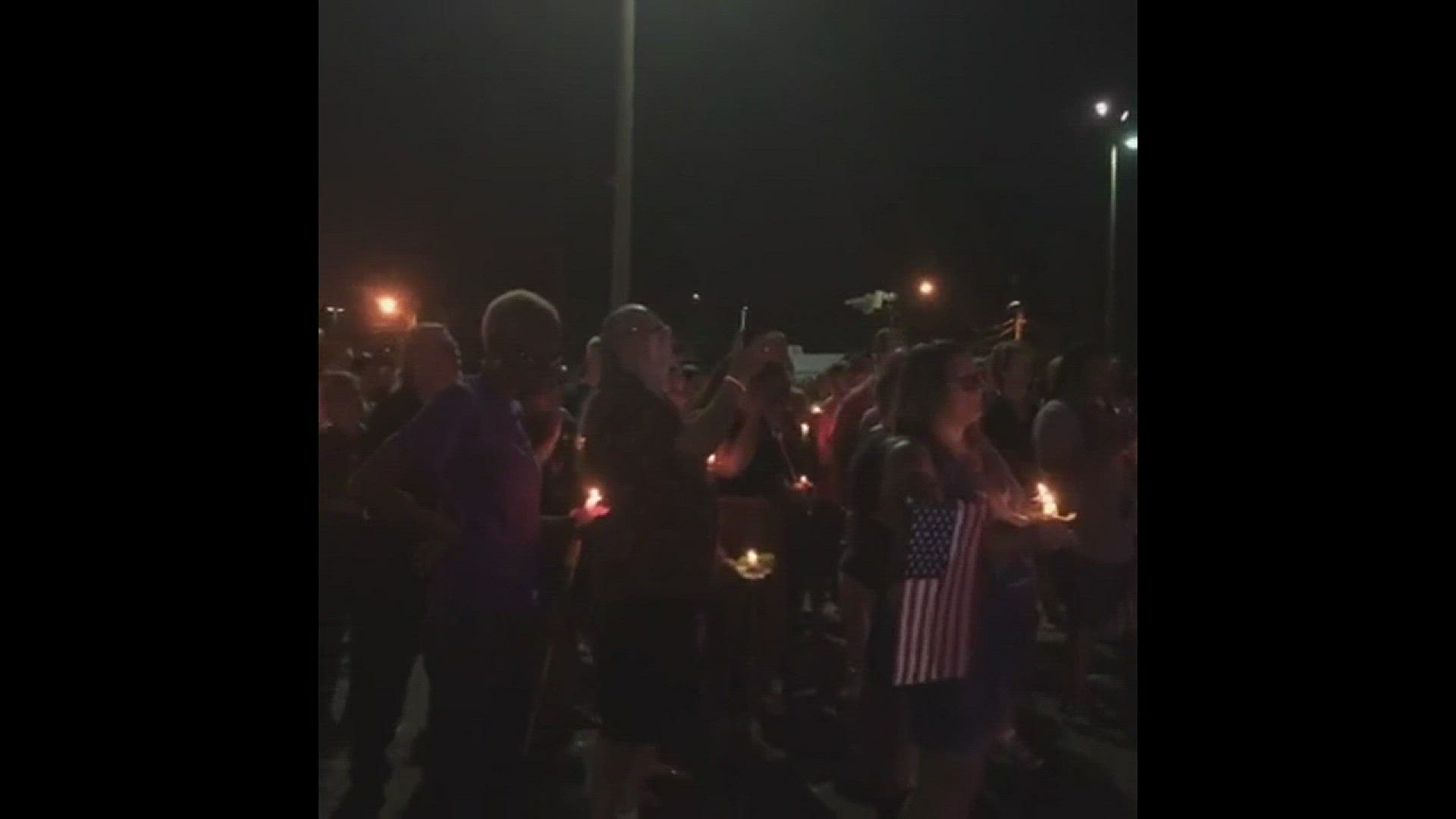 Hampton Roads Pride holds candlelight vigil for the victims of the terrorist attack on a gay night club in Orlando.