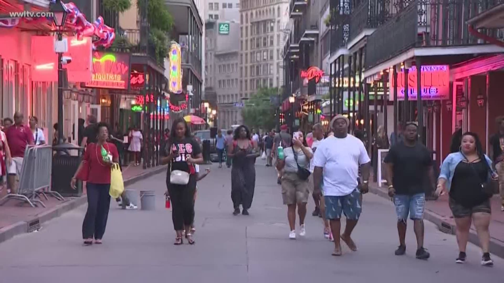 Tropical Storm Barry: A look at New Orleans on Friday afternoon ahead of the storm.