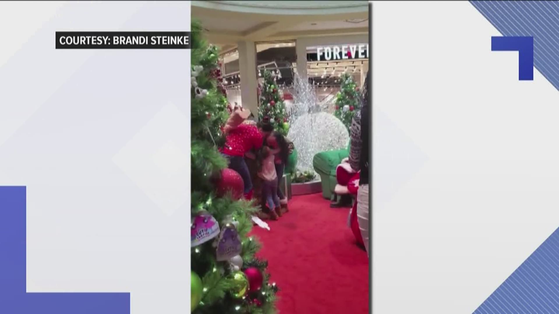 The sweet surprise at the Mall of Georgia was caught on video!