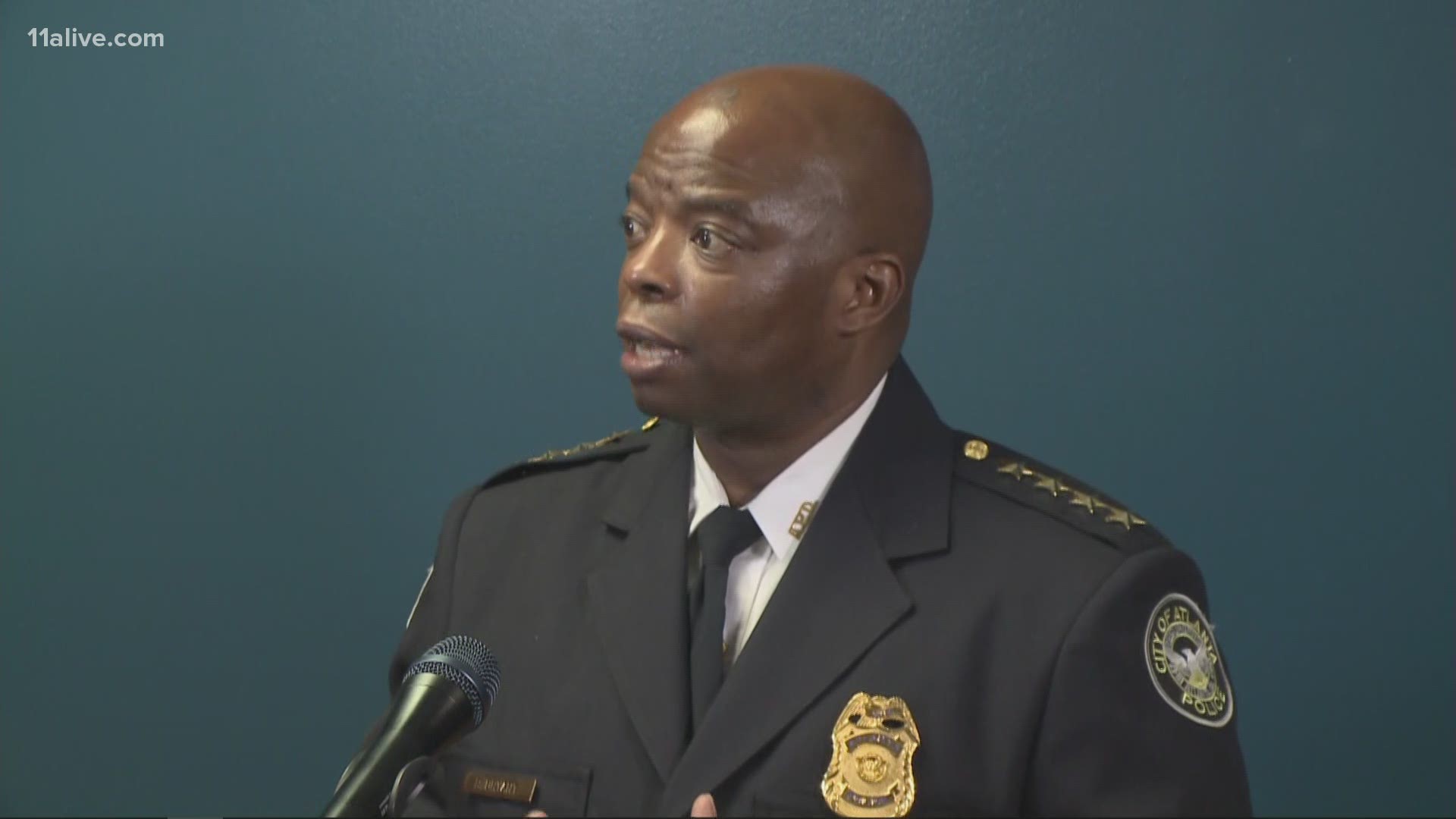 Police Chief Rodney Bryant spoke on Tuesday.