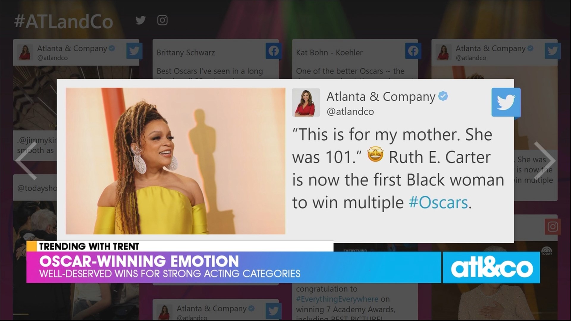 Trending with Trent has a quick rundown of those well-deserved acting wins at the 95th Academy Awards.